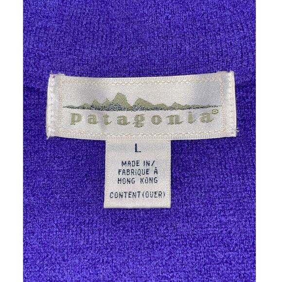 Vintage Patagonia‎ Purple 100% Wool Jacket - Size L - Hong Kong Made - STY51199 - Picture 5 of 12